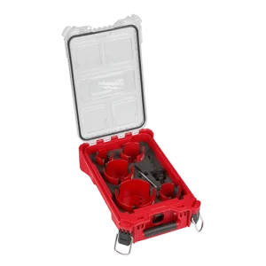 MILWAUKEE 9 PC BIG HAWG with Carbide Teeth Hole Saw Kit – PACKOUT Organizer ToolKing