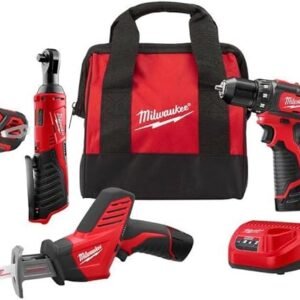 Milwaukee 2498-25 M12 12V Cordless 5-Tool Combo Kit – ToolKing