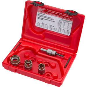 Quick Change Carbide Hole Cutter Set 5PC | Toolking.com